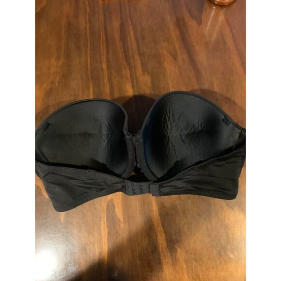 Fruit of the Loom 38D Strapless Bra Underwire Pushup Padded Silicone no Slip EUC - Picture 3 of 3